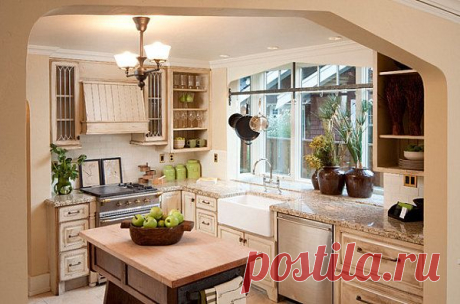Совмещение столешницы с подоконником — Роскошь и уют