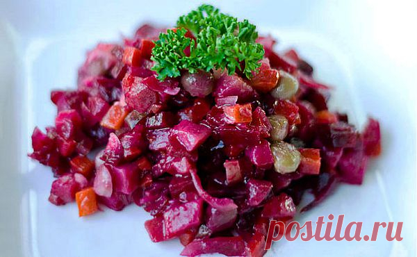 Винегрет с фасолью и грибами - Салаты - рецепты - Салаты - Рецепты - Мэджик Леди - сайт для женщин