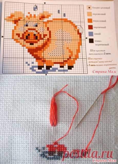 Парковка в вышивке (подробная инструкция) - Вышивка и все о ней - Страна Мам