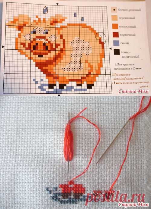 Парковка в вышивке (подробная инструкция) - Вышивка и все о ней - Страна Мам