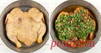 Необычный способ запекания курицы. Попробуй — не пожалеешь!