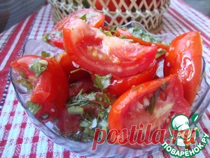 Пряные помидоры по-корейски - кулинарный рецепт