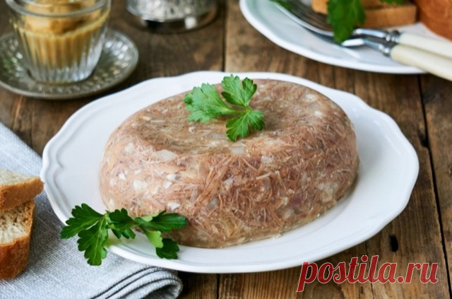 Холодец с рулькой и говядиной в афганском казане — Сад Заготовка