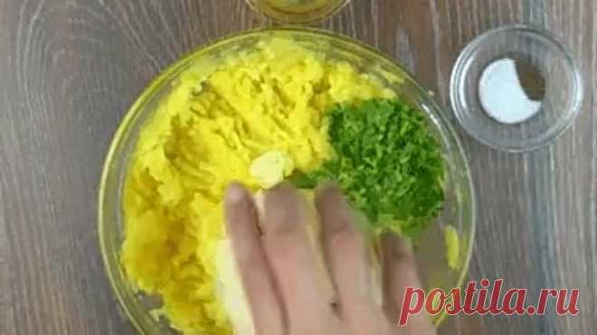 Картофельный рулет с ветчиной! 🍽  Просто пальчики оближешь 😋