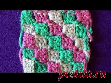 Разноцветные диагональные квадратики