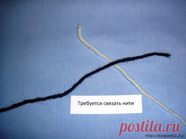 Надежный способ соединения ниток