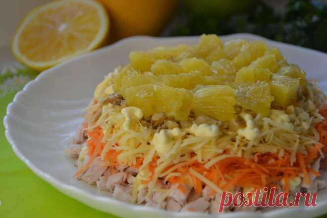 Рецепт праздничного салата - Французская любовница, легкий и очень вкусный Вкусный, простой в приготовлении с интересным сочетанием салат Французская любовница