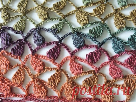 Crochet: Punto Hojuelas