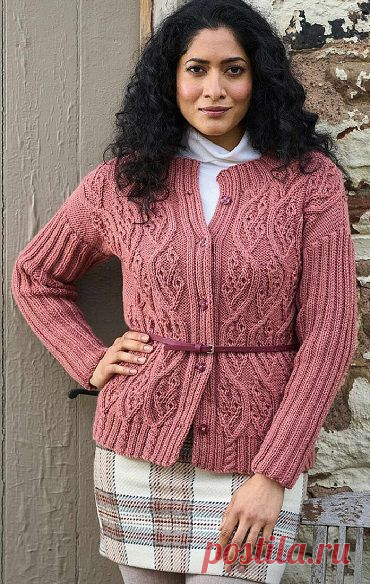 Вязаный жакет «Rhodomel» | DAMские PALьчики. ru