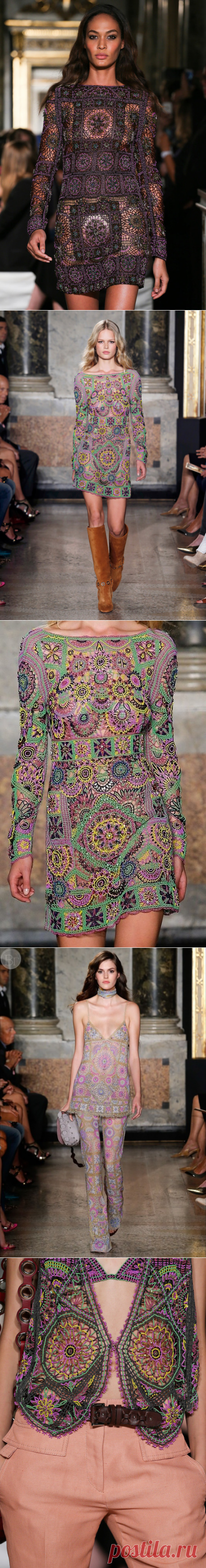 Несколько моделей Emilio Pucci КОЛЛЕКЦИЯ ВЕСНА-ЛЕТО 2015 (подбор схем)