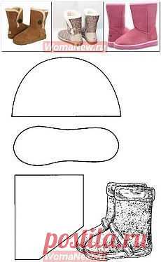 Pattern ugg boots | WomaNew.ru - sewing lessons!