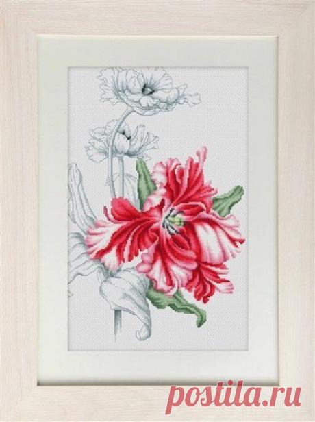 Вышивка крестом тюльпан. Схема вышивки крестом тюльпан | Все о рукоделии: схемы, мастер классы, идеи на сайте labhousehold.com