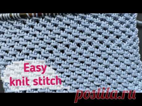 НОВАЯ ФАКТУРНАЯ СЕТКА СПИЦАМИ ДЛЯ ЛЕТНИХ ПРОЕКТОВ😍 NEW EASY AND BEAUTIFUL NET KNITING STITCH
