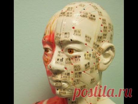 Способы снятия головной боли точечным самомассажем, акупунктурные точки головы