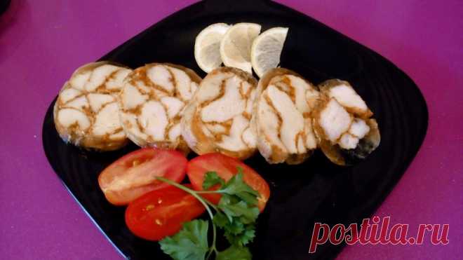 Куриный рулет — Sloosh – кулинарные рецепты