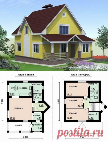 Планировка дома 8 на 8 — 100 фото лучших идей планировки частных домов и коттеджей Портал о ландшафтном дизайне - обзор лучших дизайнерских идей и секретов по уходу за садом и дачей