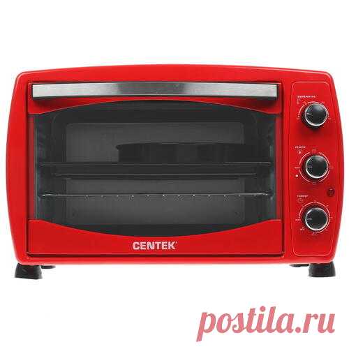 Технические характеристики Электропечь Centek CT-1531-42 RED PROMO красный  Тип: электрическая
Управление: электронное
Мощность: 1200 Вт
Таймер: есть
Материал корпуса: металл
Термостат: есть
Регулировка температуры: плавная
Количество температурных режимов: 3
Дисплей: нет
Пароувлажнение: нет
Дополнительные характеристики: подсветка камеры
Габариты:
Диаметр поддона (противня): 30 см
Дополнительная информация: покрытие жетского антипригарного керамического покрытия: антипригарное, защита от цара…
