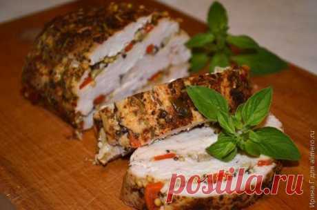 Запеченная куриная грудка &quot;А-ля буженина&quot;