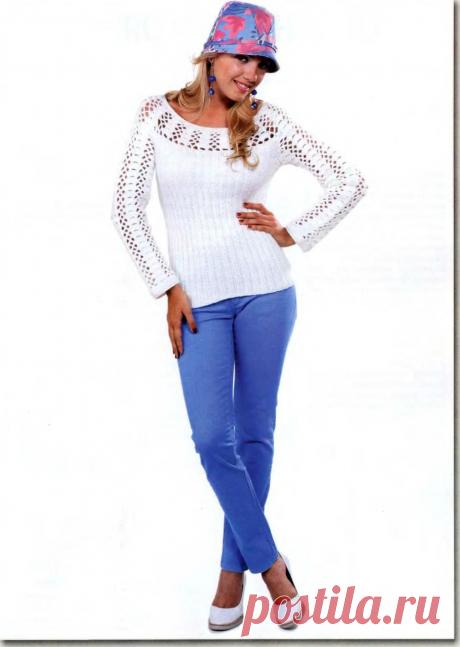 Белая кофточка.