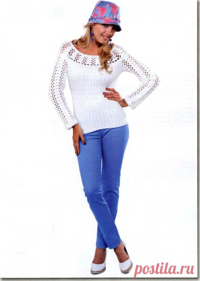 Белая кофточка.