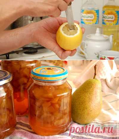 Вкусное грушевое варенье. Рецепт варенья из груш с лимоном. - пошаговый рецепт с фото