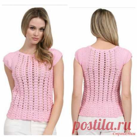 Готовимся к лету: вяжем топ Mienne Rose. - Вяжем вместе он-лайн - Страна Мам