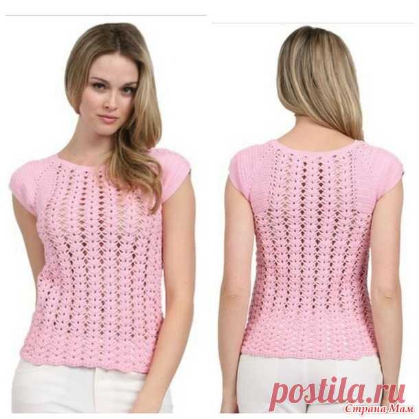 Готовимся к лету: вяжем топ Mienne Rose. - Вяжем вместе он-лайн - Страна Мам