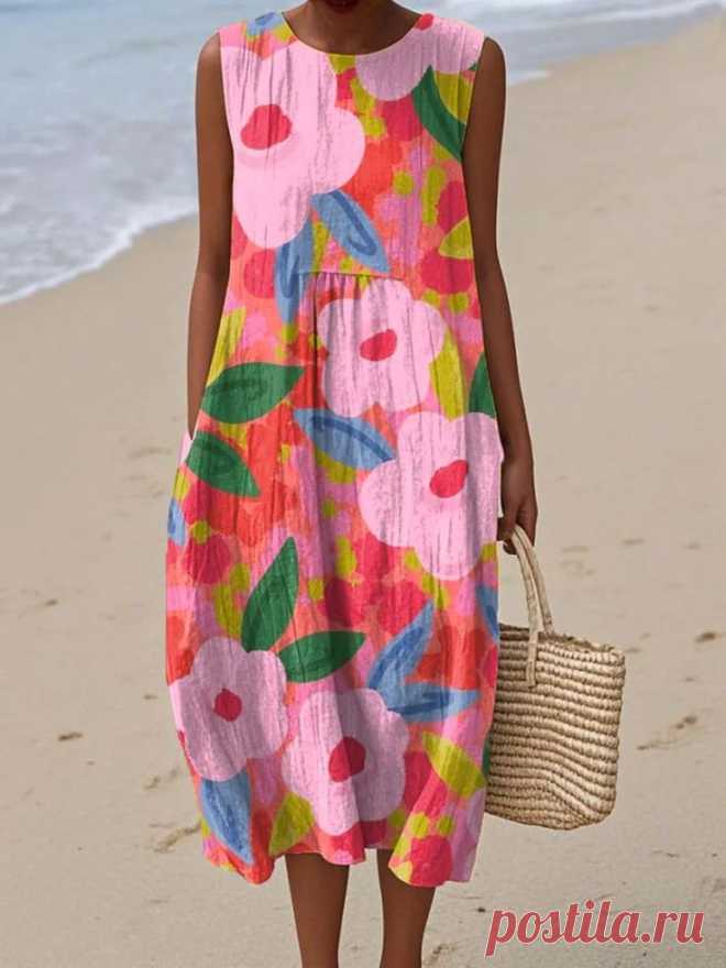 Cotton Linen Dress