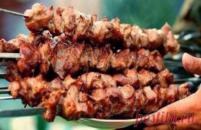Фантастически мягкое мясо на шашлыки за полчаса. — Золотые рецепты