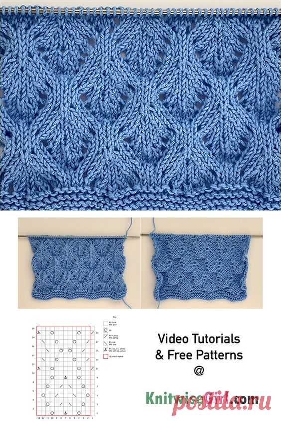 Diamond Lattice | Knitting Stitch Patterns For Ladies