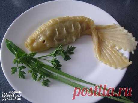 Манты в виде рыбок / Западло