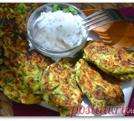 Оладьи из цукини и рисовой муки