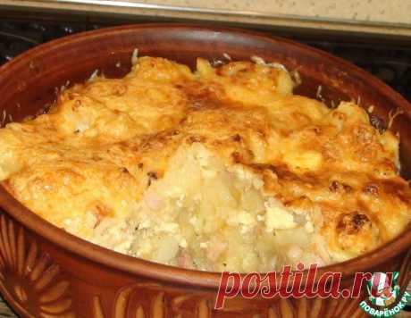 Картофель под сырной корочкой – кулинарный рецепт