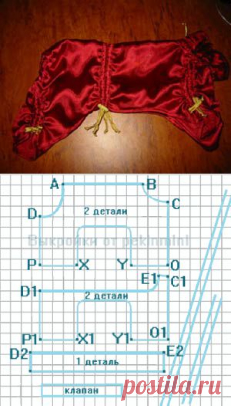 Любимые Чихуашки - Выкройка комбинезона для небольшой собаки