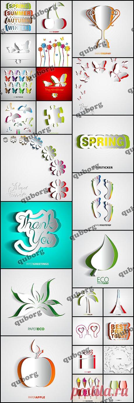 Stock Vector - Paper Vector Design 3 » RandL.ru - Все о графике, photoshop и дизайне. Скачать бесплатно photoshop, фото, картинки, обои, рисунки, иконки, клипарты, шаблоны.