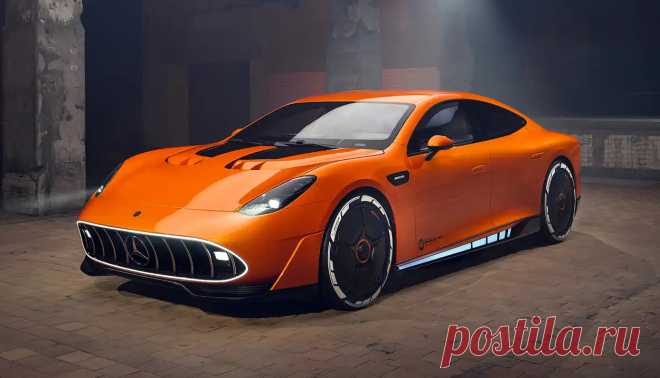 Концепт Mercedes-Benz AMG GT XX 2025 года