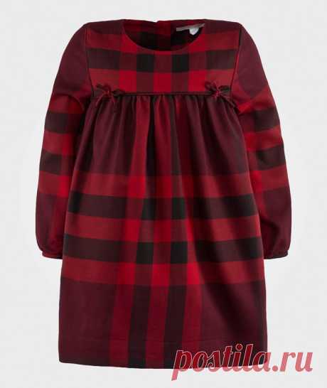 Burberry - Платье Thea Woven Check Dress Red - ru.babyshop.com