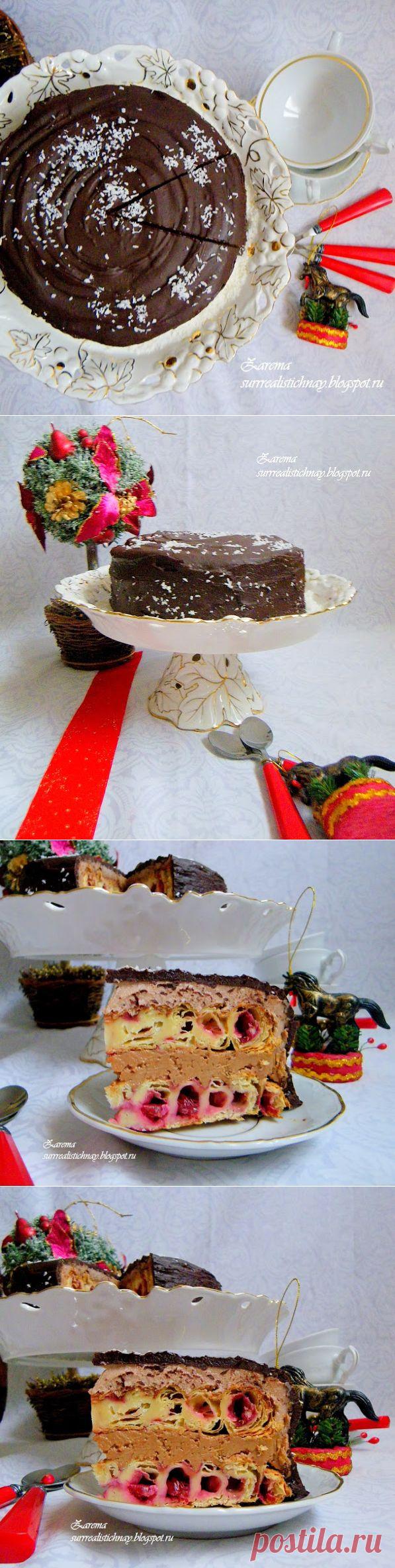 Вкус Жизни - Le gout de la vie: Cake Christmas tree stump - Торт " Новогодний пенек" .Рецепт № 3 ФМ " Корзина подарков для Нового года"