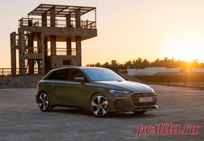 Обновленный Audi A3 2025: фото, видео, интерьер, экстерьер