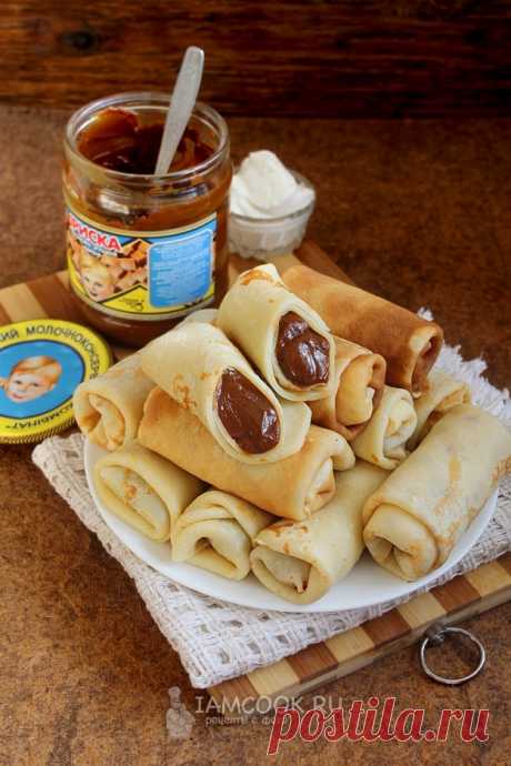 Блины со сгущенкой