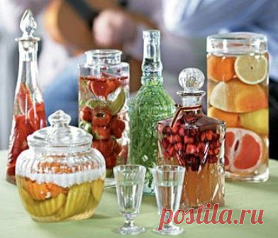 Домашние ликёры, настойки, наливки