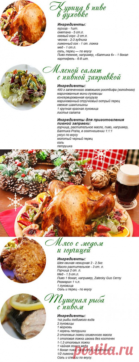 ВКУСНОГО НОВОГО ГОДА! НОВОГОДНЕЕ МЕНЮ..
