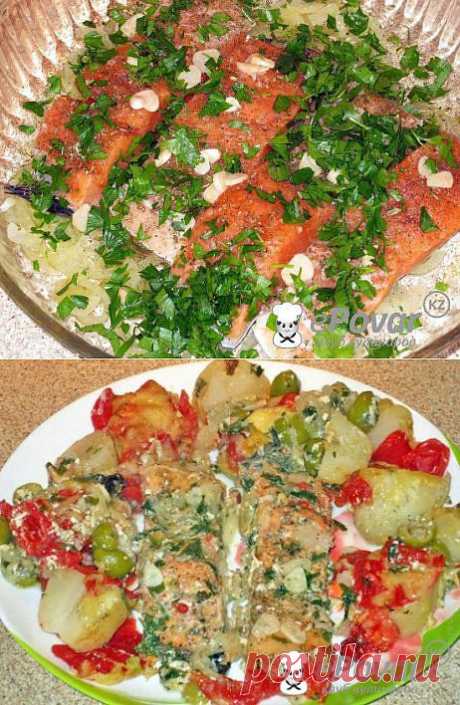 Рыбная запеканка из семги — Рецепт приготовления с фото — Горячие блюда, Блюда из рыбы и морепродуктов