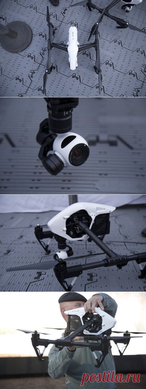 Презентация дрон-трансформера с 4K-камерой от DJI
