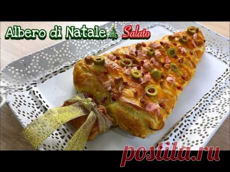 ALBERO DI NATALE SALATO senza stampo SALTED CHRISTMAS TREE 🎄 Tutti a Tavola