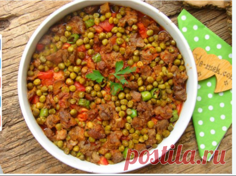 Fırında Bezelyeli Patlıcan Kebabı Tarifi (Resimli Anlatım) | Yemek Tarifleri