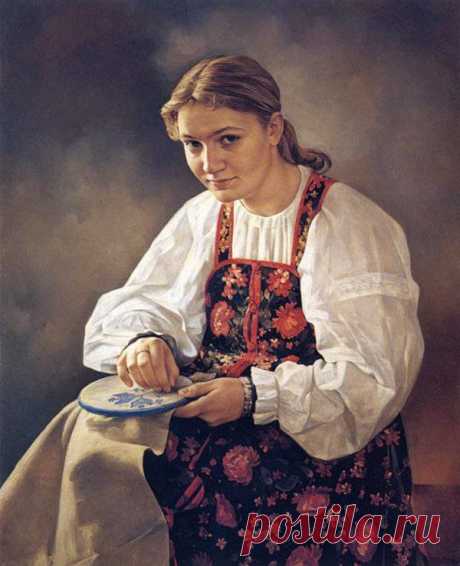 Рукоделие в картинах художников

#вдохновение