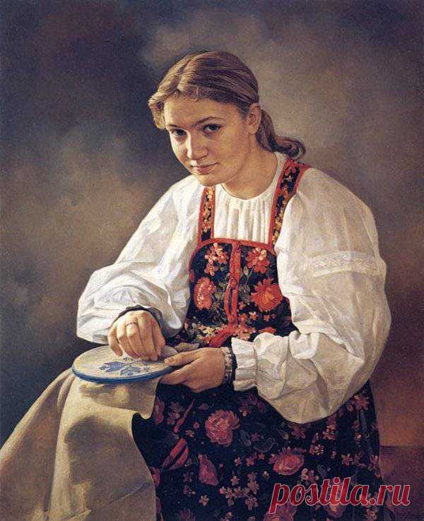 Рукоделие в картинах художников

#вдохновение