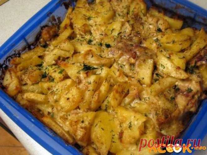 Скумбрия запеченная с картошкой – рецепт приготовления с овощами в духовке