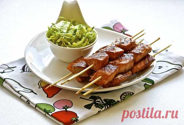 Рыбные шашлычки